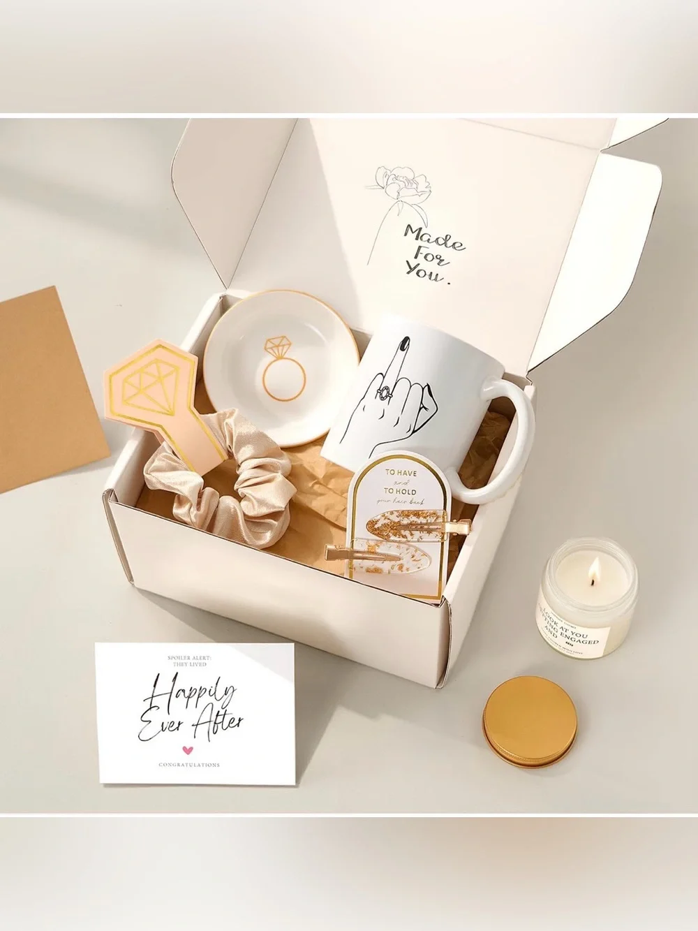 Engagement Gifts for Couples, Gift for Newly Engaged Couples